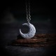 Sterling Silver Moon Balance Pendant Necklace Sterling Silver Moon Balance Pendant Necklace