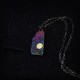 Sterling Silver 24K Gold Waves Sun Balance Necklace Sterling Silver 24K Gold Waves Sun Balance Necklace