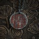 999 Silver 24k Gold Tai Chi Bagua Yin Yang Necklace