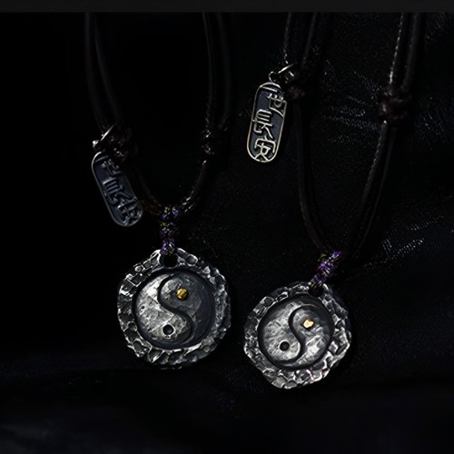 999 Silver Tai Chi Yin Yang Harmony Necklace 999 Silver Tai Chi Yin Yang Harmony Necklace