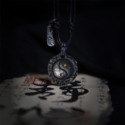 999 Silver Tai Chi Yin Yang Harmony Necklace 999 Silver Tai Chi Yin Yang Harmony Necklace