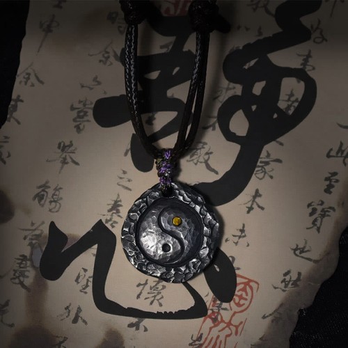 999 Silver Tai Chi Yin Yang Harmony Necklace 999 Silver Tai Chi Yin Yang Harmony Necklace