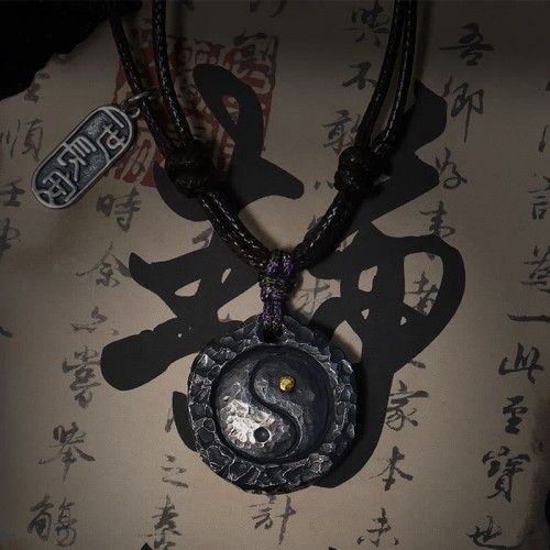 999 Silver Tai Chi Yin Yang Harmony Necklace 999 Silver Tai Chi Yin Yang Harmony Necklace