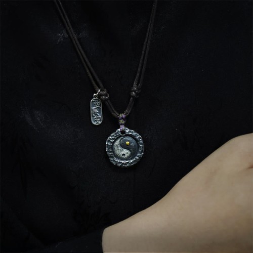 999 Silver Tai Chi Yin Yang Harmony Necklace 999 Silver Tai Chi Yin Yang Harmony Necklace