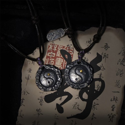 999 Silver Tai Chi Yin Yang Harmony Necklace 999 Silver Tai Chi Yin Yang Harmony Necklace