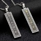 Nine-word Mantra Titanium Steel Yin Yang Balance Pendant Nine-word Mantra Titanium Steel Yin Yang Balance Pendant