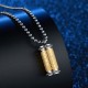 Titanium Steel Prayer Wheel Scriptures Necklace Pendant Titanium Steel Prayer Wheel Scriptures Necklace Pendant