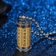 Titanium Steel Prayer Wheel Scriptures Necklace Pendant Titanium Steel Prayer Wheel Scriptures Necklace Pendant