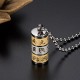Om Mani Padme Hum Lotus Prayer Wheel Necklace Om Mani Padme Hum Lotus Prayer Wheel Necklace
