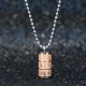 Om Mani Padme Hum Lotus Prayer Wheel Necklace Om Mani Padme Hum Lotus Prayer Wheel Necklace