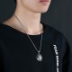 Titanium Steel Bagua Yin Yang Balance Necklace Pendant Titanium Steel Bagua Yin Yang Balance Necklace Pendant