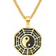Titanium Steel Bagua Yin Yang Balance Necklace Pendant Titanium Steel Bagua Yin Yang Balance Necklace Pendant