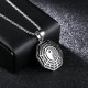 Titanium Steel Bagua Yin Yang Balance Necklace Pendant Titanium Steel Bagua Yin Yang Balance Necklace Pendant