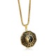 Titanium Steel Bagua Yin Yang Balance Necklace Pendant Titanium Steel Bagua Yin Yang Balance Necklace Pendant