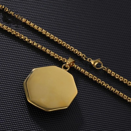 Titanium Steel Bagua Yin Yang Balance Necklace Pendant Titanium Steel Bagua Yin Yang Balance Necklace Pendant