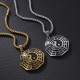 Titanium Steel Bagua Yin Yang Balance Necklace Pendant Titanium Steel Bagua Yin Yang Balance Necklace Pendant