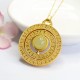 Hetian Jade Hundred Blessings Luck Rotatable Pendant