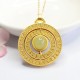 Hetian Jade Hundred Blessings Luck Rotatable Pendant