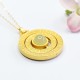 Hetian Jade Hundred Blessings Luck Rotatable Pendant