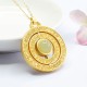 Hetian Jade Hundred Blessings Luck Rotatable Pendant
