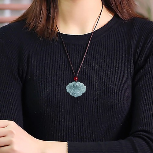 Lotus Jade Abundance Necklace