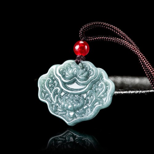 Lotus Jade Abundance Necklace