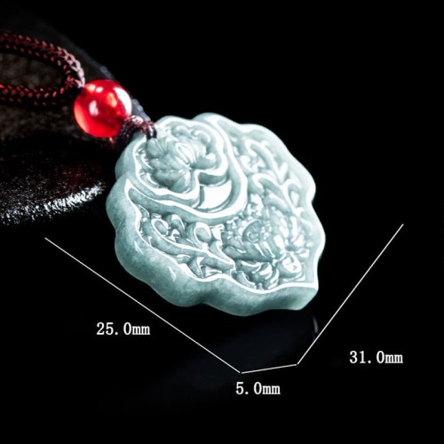Lotus Jade Abundance Necklace