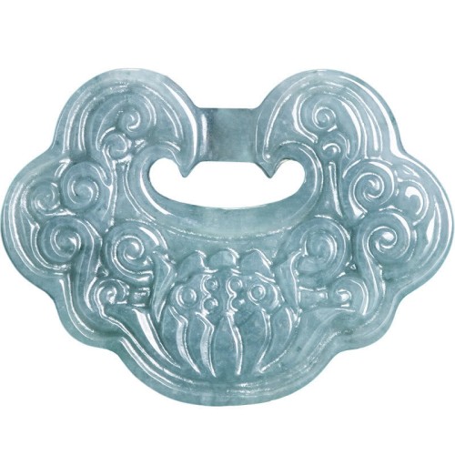 Lotus Carved Jade Ruyi Abundance Pendant Lotus Carved Jade Ruyi Abundance Pendant