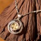 Gold Plated Copper Windmill Luck Necklace Pendant Gold Plated Copper Windmill Luck Necklace Pendant