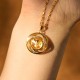 Gold Plated Copper Windmill Luck Necklace Pendant Gold Plated Copper Windmill Luck Necklace Pendant