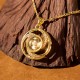 Gold Plated Copper Windmill Luck Necklace Pendant Gold Plated Copper Windmill Luck Necklace Pendant