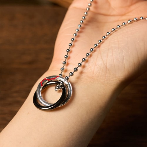 Copper Qiankun Hoop Big Dipper Luck Necklace Copper Qiankun Hoop Big Dipper Luck Necklace
