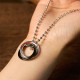 Copper Qiankun Hoop Big Dipper Luck Necklace Copper Qiankun Hoop Big Dipper Luck Necklace