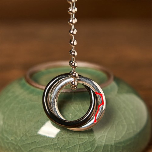 Copper Qiankun Hoop Big Dipper Luck Necklace Copper Qiankun Hoop Big Dipper Luck Necklace