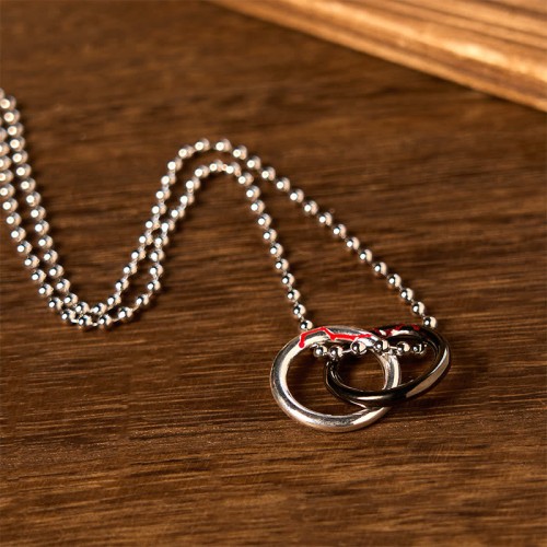 Copper Qiankun Hoop Big Dipper Luck Necklace Copper Qiankun Hoop Big Dipper Luck Necklace