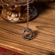 Copper Qiankun Hoop Big Dipper Luck Necklace Copper Qiankun Hoop Big Dipper Luck Necklace