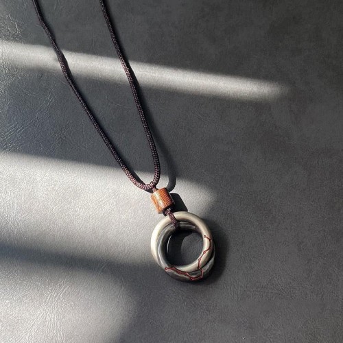 Copper Qiankun Hoop Big Dipper Luck Necklace Copper Qiankun Hoop Big Dipper Luck Necklace