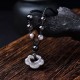 Silver Sheen Obsidian Auspicious Clouds Protection Pendant Silver Sheen Obsidian Auspicious Clouds Protection Pendant