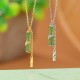 Hetian Jade Bamboo Abundance Necklace Hetian Jade Bamboo Abundance Necklace