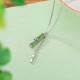 Hetian Jade Bamboo Abundance Necklace Hetian Jade Bamboo Abundance Necklace