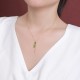 Hetian Jade Bamboo Abundance Necklace Hetian Jade Bamboo Abundance Necklace