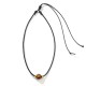 Tiger Eye Beaded Protection Wax Rope Pendant Tiger Eye Beaded Protection Wax Rope Pendant