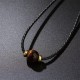 Tiger Eye Beaded Protection Wax Rope Pendant Tiger Eye Beaded Protection Wax Rope Pendant