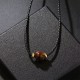 Tiger Eye Beaded Protection Wax Rope Pendant Tiger Eye Beaded Protection Wax Rope Pendant