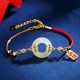 Hetian Jade Gourd Zircon Luck Necklace Set Hetian Jade Gourd Zircon Luck Necklace Set