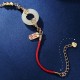Hetian Jade Gourd Zircon Luck Necklace Set Hetian Jade Gourd Zircon Luck Necklace Set
