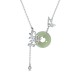 925 Silver Hetian Jade Butterfly Abundance Necklace 925 Silver Hetian Jade Butterfly Abundance Necklace