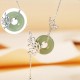 925 Silver Hetian Jade Butterfly Abundance Necklace 925 Silver Hetian Jade Butterfly Abundance Necklace