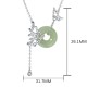925 Silver Hetian Jade Butterfly Abundance Necklace 925 Silver Hetian Jade Butterfly Abundance Necklace
