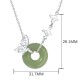 925 Silver Hetian Jade Peace Butterfly Luck Necklace 925 Silver Hetian Jade Peace Butterfly Luck Necklace